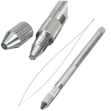 Generic 115Mm Metal Micro Ring Crochet Beaded Device Fish Wire Needle Pulling Loop Tool