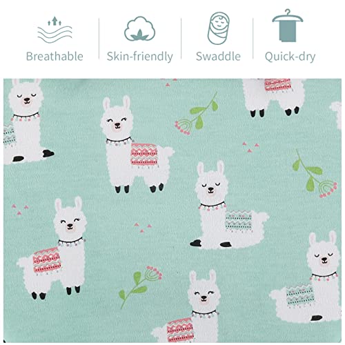 Image of insular Baby Swaddle Wrap, Swaddle Blanket for Newborn and Infant, Adjustable Swaddling Set for Boy and Girl, Soft Cotton Baby Sleep Sack 3 Pack, Alpaca, Medium(3-6 Month)