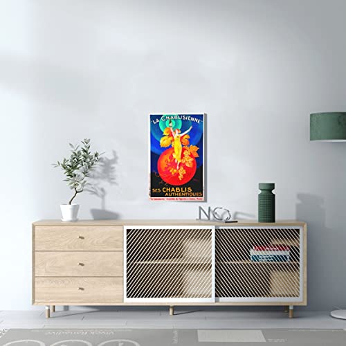 Tableau Décoratif Chablis Chablissienne Affiche Vintage 30x47cm - 3
