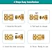FINEST+ Garden Hose Quick Connector, Solid Brass 3/4 Inch Thread Fitting No-Leak Water Hose Female and Male Easy Connect (6 Sets)