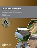 Civil - Geotechnical PE Practice Exam: Version A B0F63R7FJ1 Book Cover