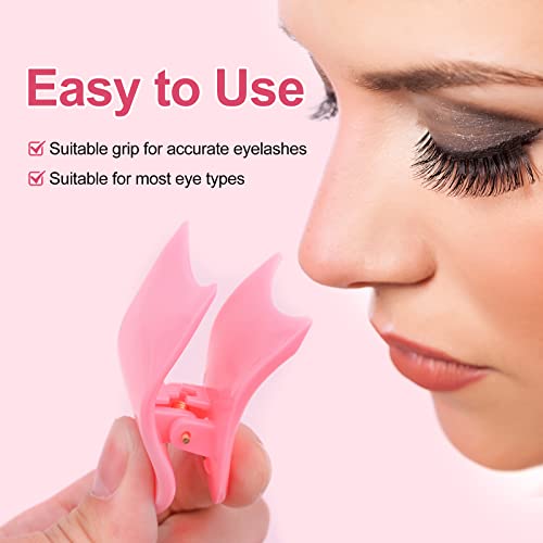 Eyelash Applicator Tool False Eyelashes 6 Pcs Lash Clip Applicator Eyelash Tweezers Lash Applicator Tool Lash Buddy Tool For Wearing Eyelashes More Convenient To Wear Fake Lashes Makeup（3 Color Mix) #TOP3