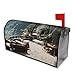 Mountainside Lounge Mailbox Cover for Outdoor Decor Magnetic Strips Unique and Practical Design for All Seasons 25.5x21 in