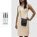 ili New York Leather Mini Sac Crossbody - Genuine Leather Crossbody Bags for Women with RFID Blocking, Adjustable Strap