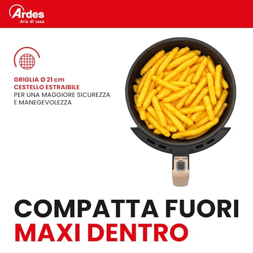 FRIGGITRICE AD ARIA ARDES ELDORADA MAXI 5 Litri - 4