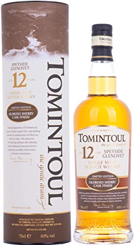 Tomintoul 12 Years Old Oloroso Sherry Cask 40% Vol. 0,7l in Giftbox