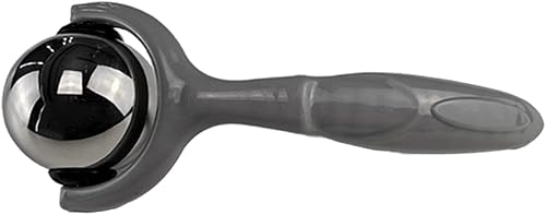 Vinyl Quote Me Pelota de masaje con rodillo, mango ergonómico, temperatura de compresión fría y cálida, acero inoxidable, alivio del dolor muscular,