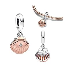 2023 Sea Shell Treated Freshwater Cultured Pearl Dangle Charm