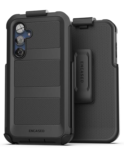 Encased FS403HL Falcon Designed For Samsung Galaxy A15 5G Case With Tempered Glass Screen Protector And Belt Clip Holster thumb #8