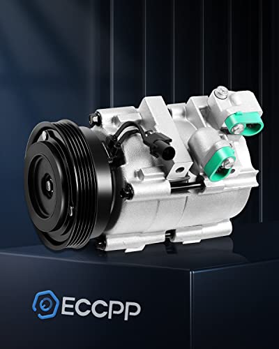 Image of ECCPP AC Compressor for Hyundai Santa Fe for Kia Optima 2.4L 1999-2008 | for Kia Optima L4 2.4L 2001-2006 Fast Cooling AC Compressor with Clutch