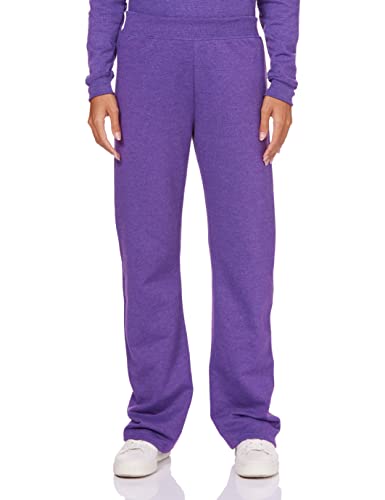 Image of Hanes Women's Sweatpants, EcoSmart Fleece Pants, Pocketless Open-Bottom Sweatpants (Regular & Petite Available)