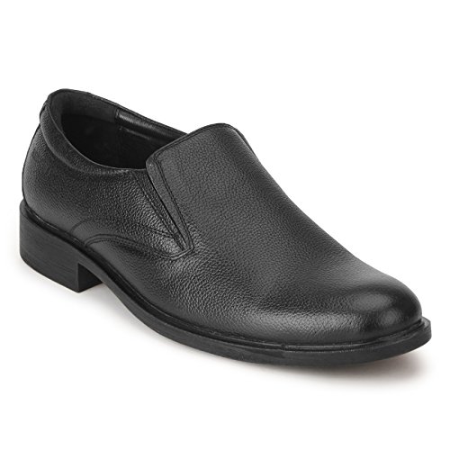 Red Chief Black Genuine Leather Slip On Formal Shoes For Men (Rc3502 001-7 Uk)