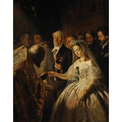 Mariage inégal de Vasily Pukirev poster deco pour un interieur elegant