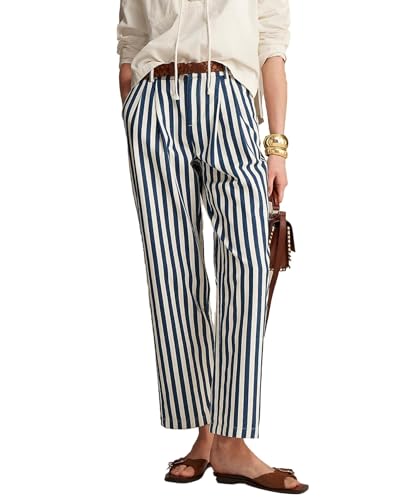 Kedera Women Stripe Wide Leg Pants Casual Comfy Trousers Straight Casual Loose Lounge Pants Business Work Casual Pants