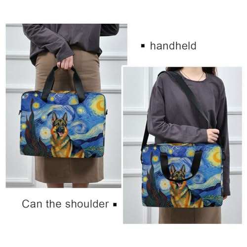 Funda portátil para laptop 15.6 pulgadas con correa y asa miniatura 2