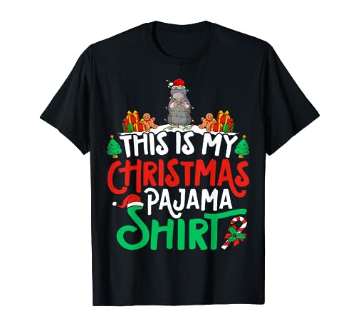 Mole Christmas Pajama Shirt - Mole Lover Xmas Maglietta
