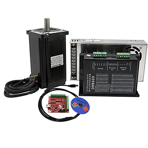 Kekeyang Cncモーターnema34ステッパーモーター4 5nm 8 5nm 12nmステッパーモーター Dma860hステッパーモータードライバー 350w60v電源 Mach3ソフトウェア Speed 正規店 Axis 3 Voltage V Rpm 8 5