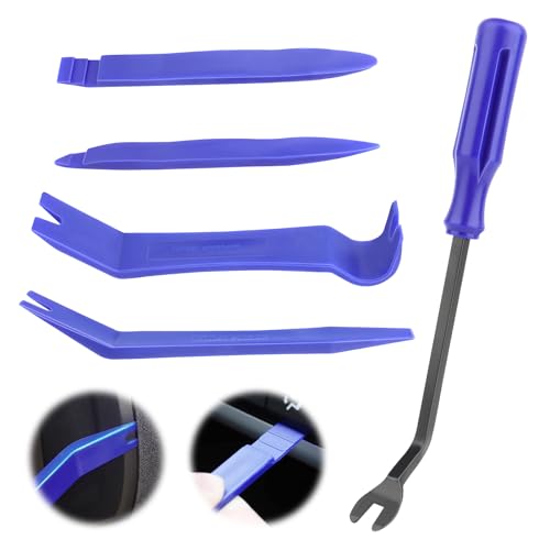 VFANDV Herramientas Desmontaje Coche, 5 Pcs Kit de Herramientas Desmontaje Coche, Desmontadores de...