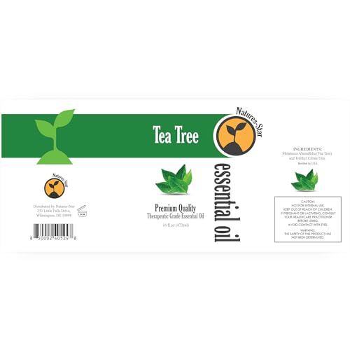 2 Pack 16oz Bulk Size Tea Tree Essential Oil - (32 Ounce Total) - Therapeutic Grade Essential Oil - 16 Fl Oz Tea Tree Oil Bottles - Bulk Tea Tree Oil - Bulk Essential Oils
