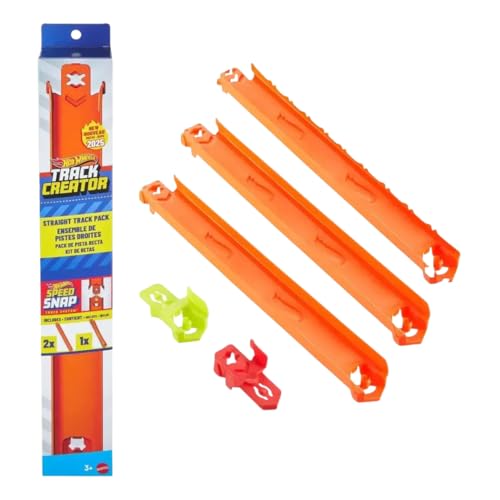 Piste droite Hot Wheels Track Creator JDW41 1 Speed Snap Multicouleur - vue 5