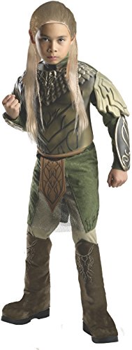 The Hobbit: Desolation of Smaug, Deluxe Legolas Costume, Child Medium - Medium One Color
