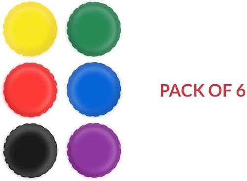 Miniatura 2 de Tapa de botella de silicona, 6 unidades, para cerveza, refrescos, vinagre o soya