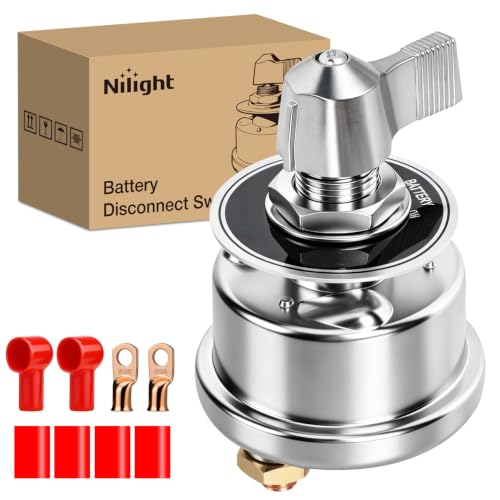Nilight Battery Disconnect Switch 200A 12-48V