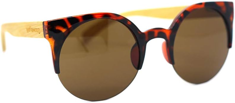 MAFIAWOOD EXCLUSIVE WEAR Sunglasses cat eye turtle with rods in Bambo Lolla