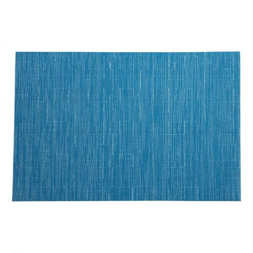 Sets de table bleu marine 45x30 lot de 2, napperon de table rectangle lavable