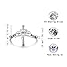 Sariel 925 Sterling Silver True Love Waits Ring Purity Cross Rings Jewelry Gifts for Daughter Women Lady girlfriend (8)