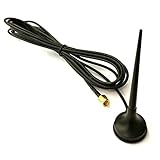  Antenne 3G, UMTS, LTE, GPRS Stabantenne Magnetfuss 3m Kabel SMA Stecker