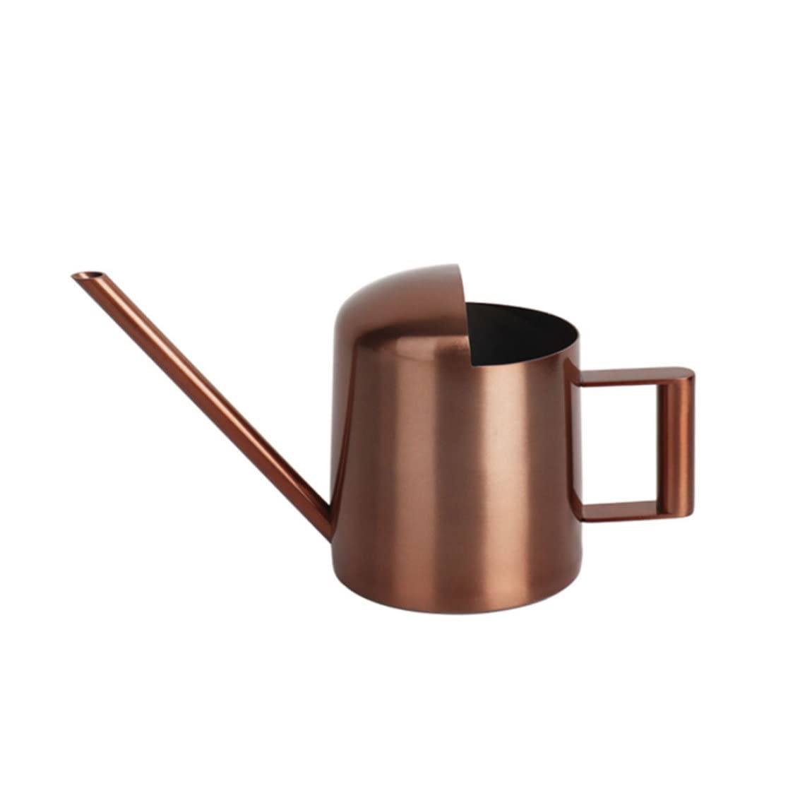 Hperu Bronze Mini Watering Can, Small Stainless Steel Watering Pot With Long Spout For Indoor Houseplants, Bonsai, Kids, Garden Can