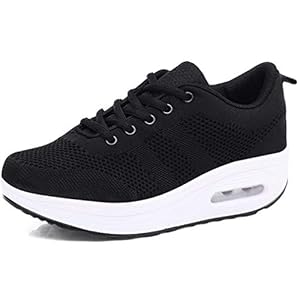 Sisttke Sneakers voor dames, outdoor, licht, ademend, plateau, vrijetijdsschoenen, sportschoenen, mesh, loopschoenen…