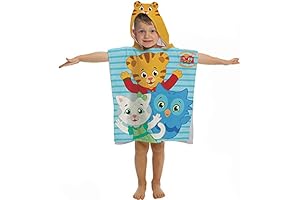 Jay Franco Daniel Tiger Kids Bath/Pool/Beach Hooded Poncho