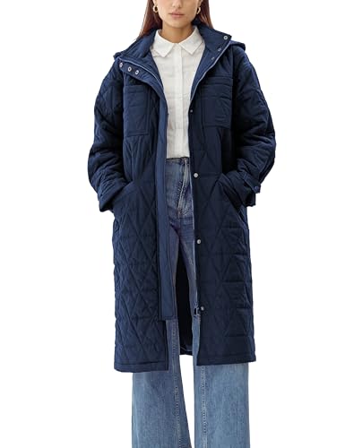 Seetaa Women's Winter Long Puffer Coats Oversized Long Sleeve Parka