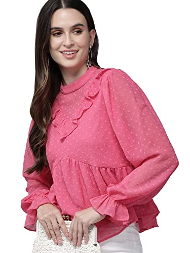 Image of Rare Women's Solid Regular Fit Blouse