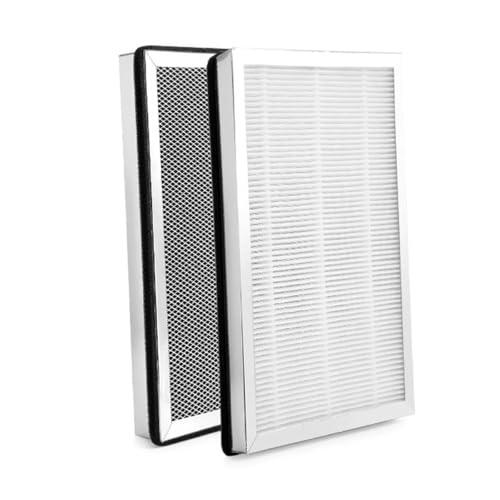 25 Replacement Filter 2 Pack, Compatible with MA Series 25 Air Purifier Filter, 3-in-1 H13 True HEPA Filter, Activated Carbon and Pre-filter