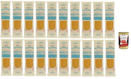 Pâtes sans gluten spaghettis Rummo au bronze 20x400g avec polpa