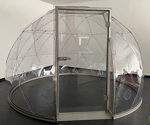 HOME DELUXE - Iglu Arctic- ⌀ 354 cm, Höhe 231 cm, 9,1 m² Wohnfläche I Glas Iglu, Gartenkuppel, GEO