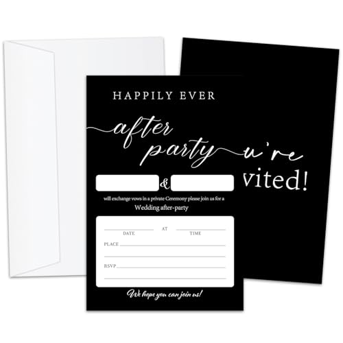 Black minimalist invitation set image