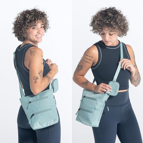 Image of Sherpani Sadie, Nylon Crossbody Bag, Lightweight Shoulder Bag, Travel Cross Body, Crossbody Purse, RFID Protection, Removable Coin Purse, Travel Gift (Surf)