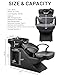 IJIALIFE Shampoo Bowl and Chair Set for Salon, Hair Washing Station for Hair Stylist, ABS Shampoo Bowl Sink Chair with Side Store Compartment for Spa Beauty Barbershop, Black