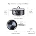 Hestan NanoBond Molecular Titanium Saucepan with Lid, 3-Quart - PFAS-Free Stainless Steel, 4x Stronger, 1050°F Oven Safe, Induction Compatible, Handcrafted Italy