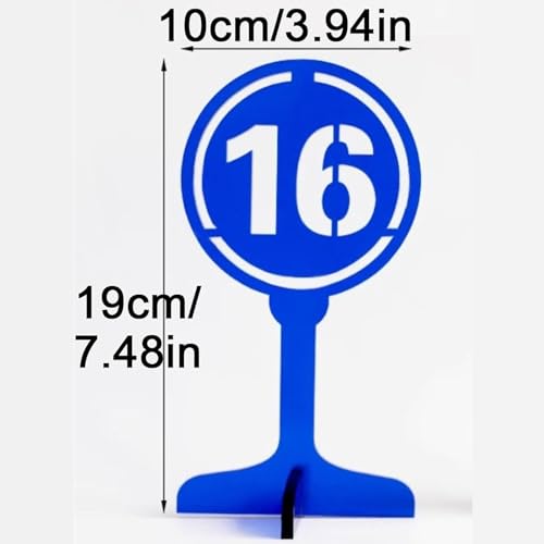 Support de numéro de table en acrylique stable pour mariages et cafés