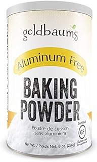 Goldbaums Baking Powder, Aluminum Free - Certified Gluten Free Baking Powder with Zero Cholesterol and Carbohydrates - Kos...