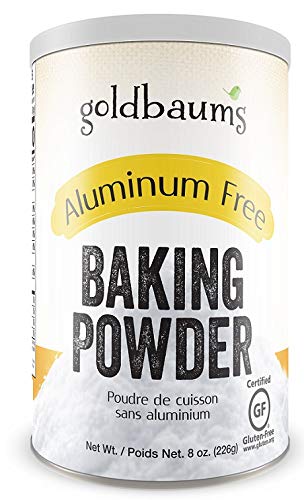 baking soda aluminum free - Goldbaums Baking Powder, Aluminum Free - Certified Gluten Free Baking Powder with Zero Cholesterol and Carbohydrates - Kosher Certified Bake Powder for Cooking - 8 Ounce (1 PACK)