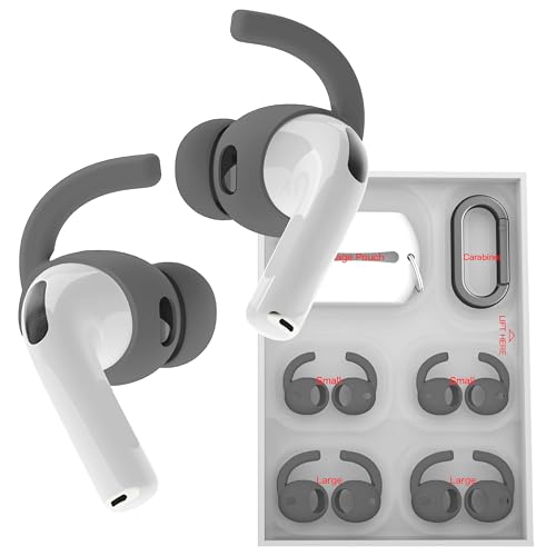 DamonLight �C���[�t�b�N 4�g AirPods Pro 3�p [�ǉ����[�|�[�`] ����~�� �X�|�[�c �C���[�`�b�v �A�N�Z�T���[ AirPods Pro ��3���� [2025�N����] S & L (�O���[)