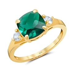 Created Emerald | Yellow Gold