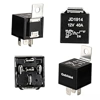 Gebildet 4 Stück JD1914 Auto-Relaiskabelbaum 12V 40A 5-Polig SPDT mit Eingebauter Diode für Auto, LKW, Van, Motorrad, Boot – Ansicht 2