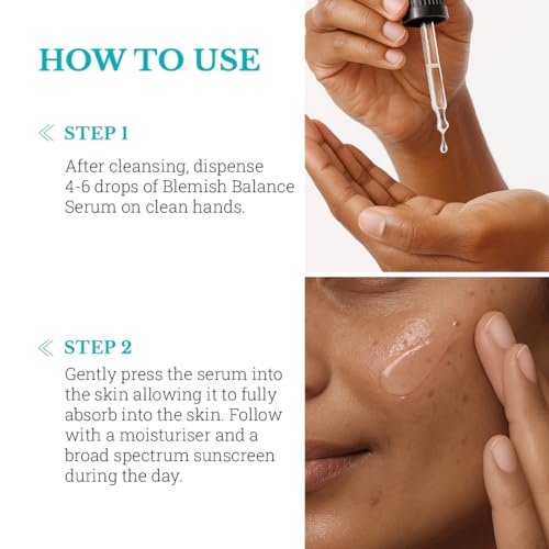 Image of Be Clinical Blemish Balance Serum | For Acne-Prone Skin, Reduces Hyperpigmentation, Fades Acne Marks and Sunspots | Oil Control | Glycolic Acid, Salicylic Acid, LHA
